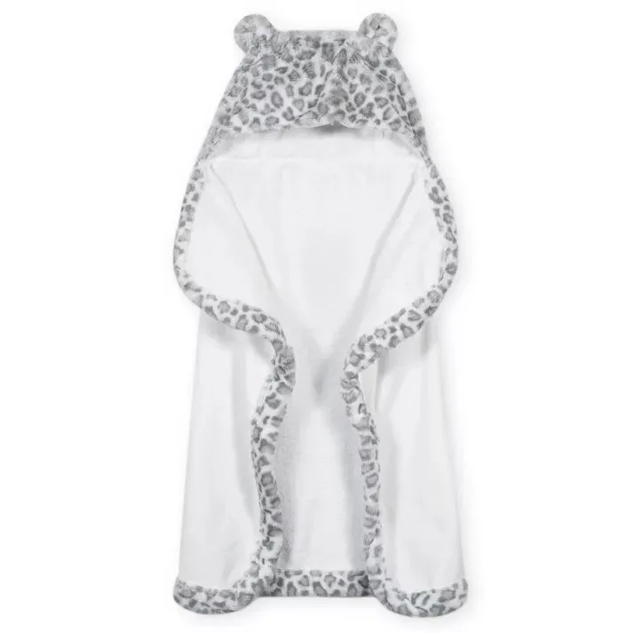 Just Born Leopard Hooded Towel