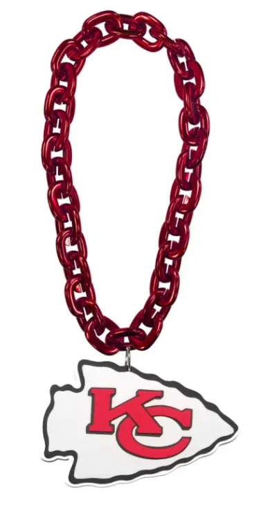 Kansas City Chiefs Super Fan Chain- Red