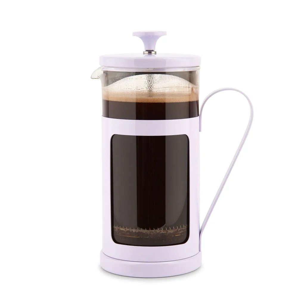 La Cafetiere Monaco 8-Cup 1L Stainless Steel Glass French Press (Lavender)