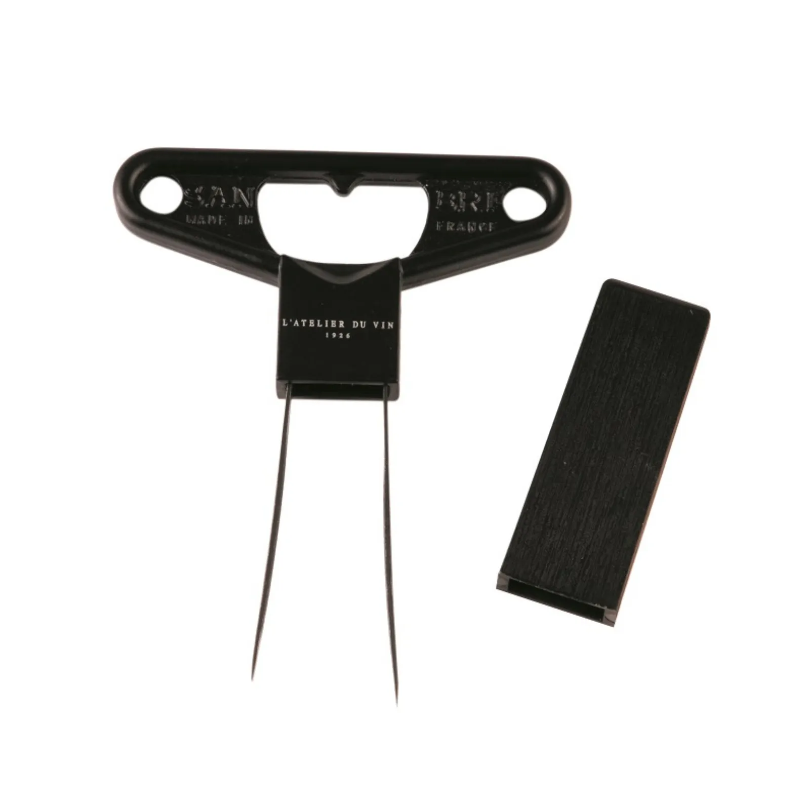 L'Atelier du Vin Twin Blade Cork Puller, Black