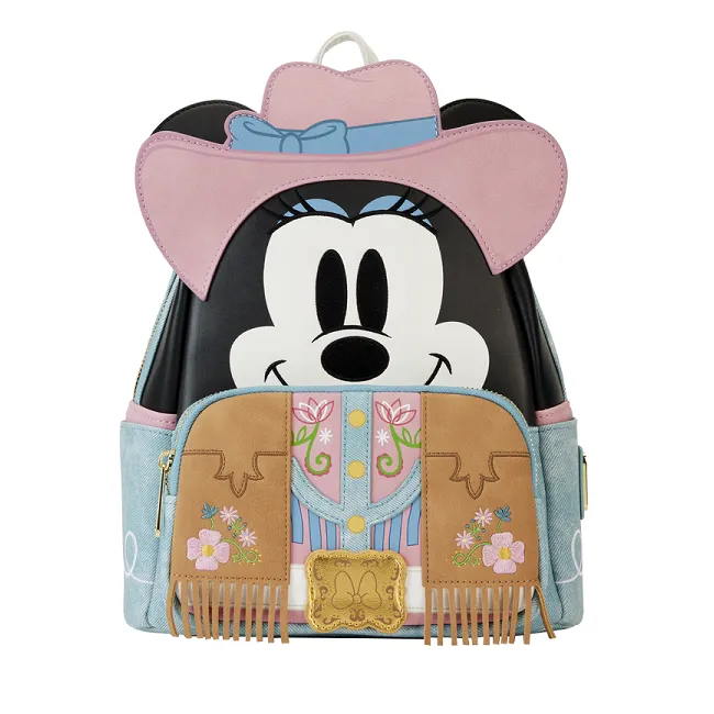 Loungefly Western Minnie Mouse Cosplay Mini-Backpack