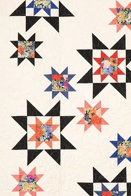 Luminous Stars Quilt Pattern