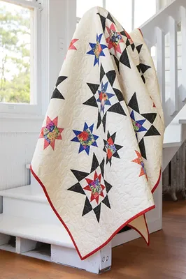 Luminous Stars Quilt Pattern