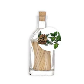 Luxury Match Bottle - Christmas Pinecone Design