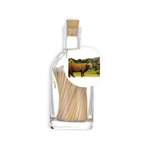 Luxury Match Bottle - Highland Cow Design