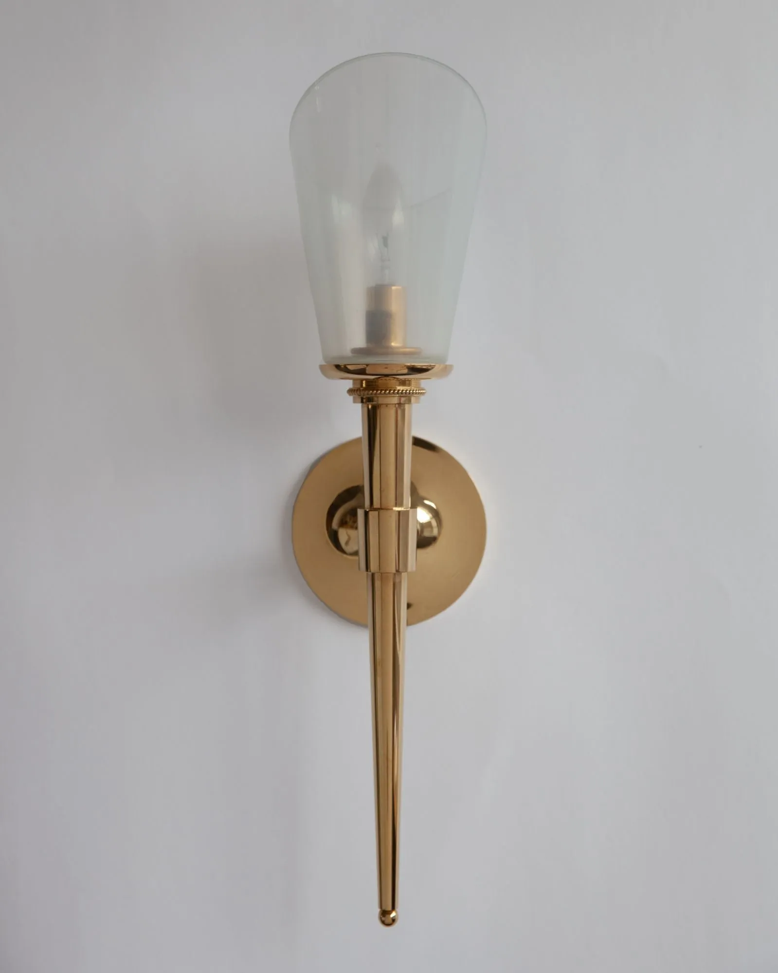 Macchi Sconce with Torch Glass