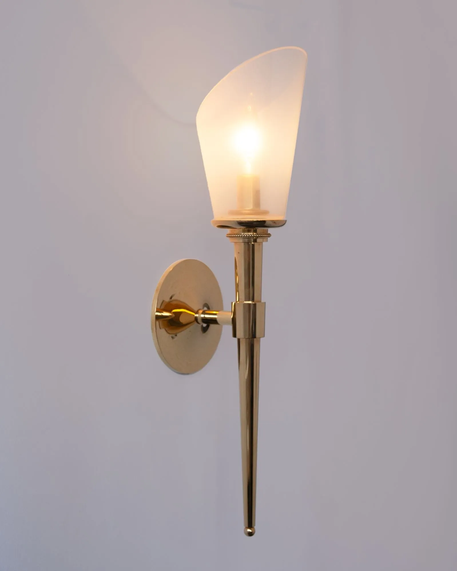 Macchi Sconce with Torch Glass