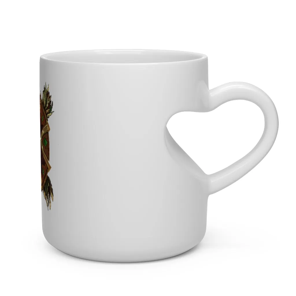 Magic Counter Shield Heart Shape Mug