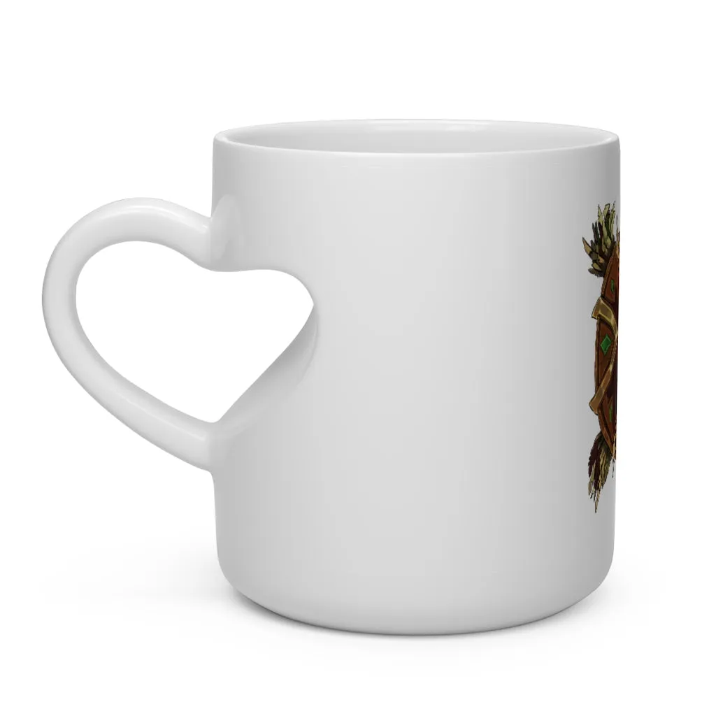 Magic Counter Shield Heart Shape Mug