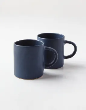 Matte Cobalt Mugs