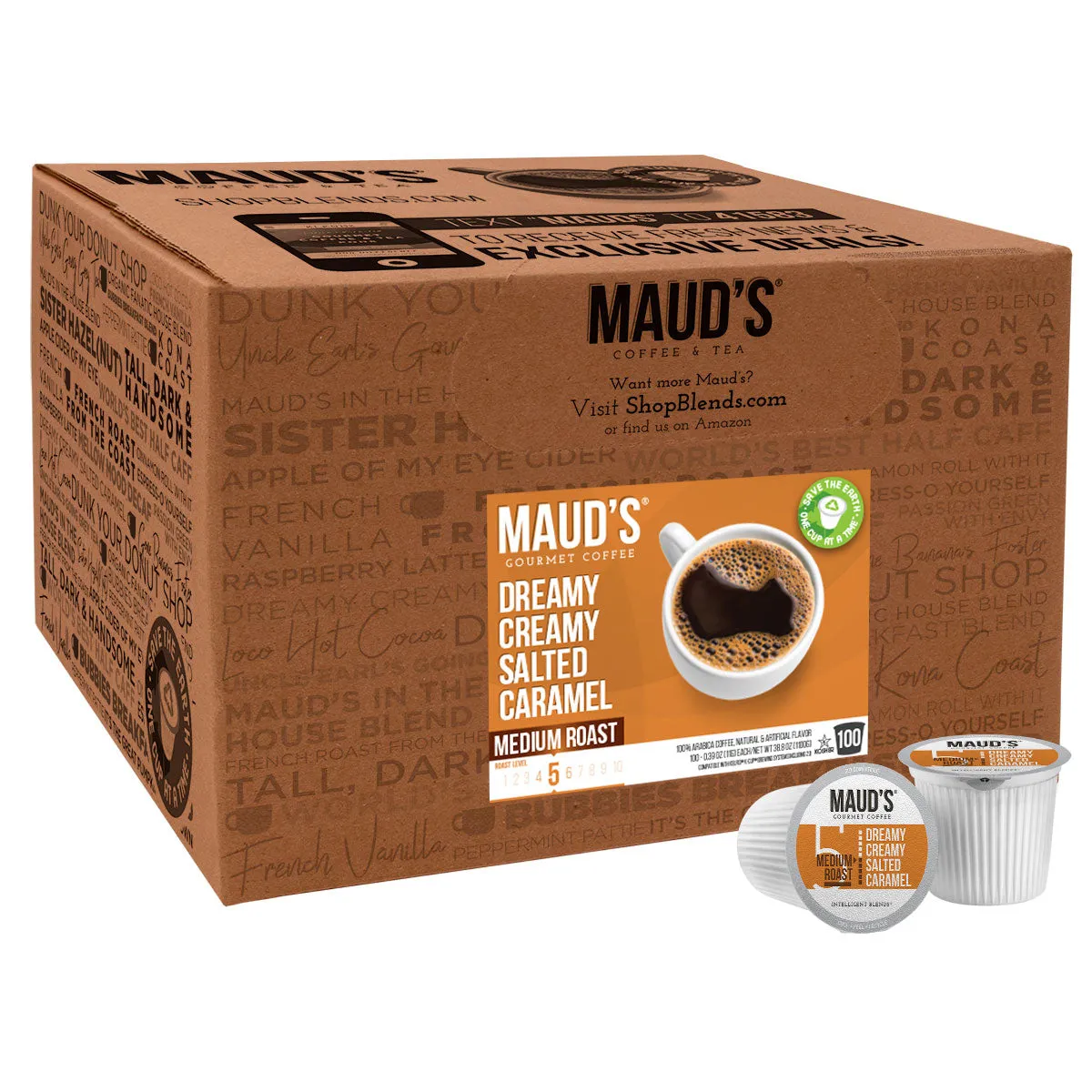 Maud's Salted Caramel Coffee Pods