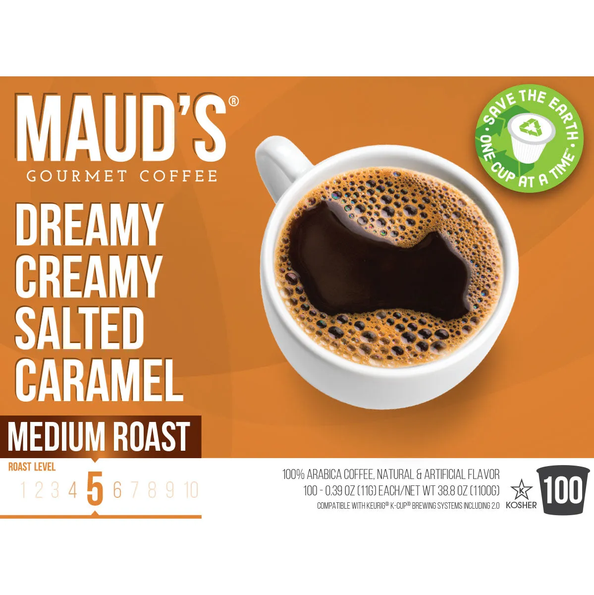 Maud's Salted Caramel Coffee Pods