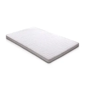 Memory Foam Mattress Topper Bed Underlay Cover Single 7cm