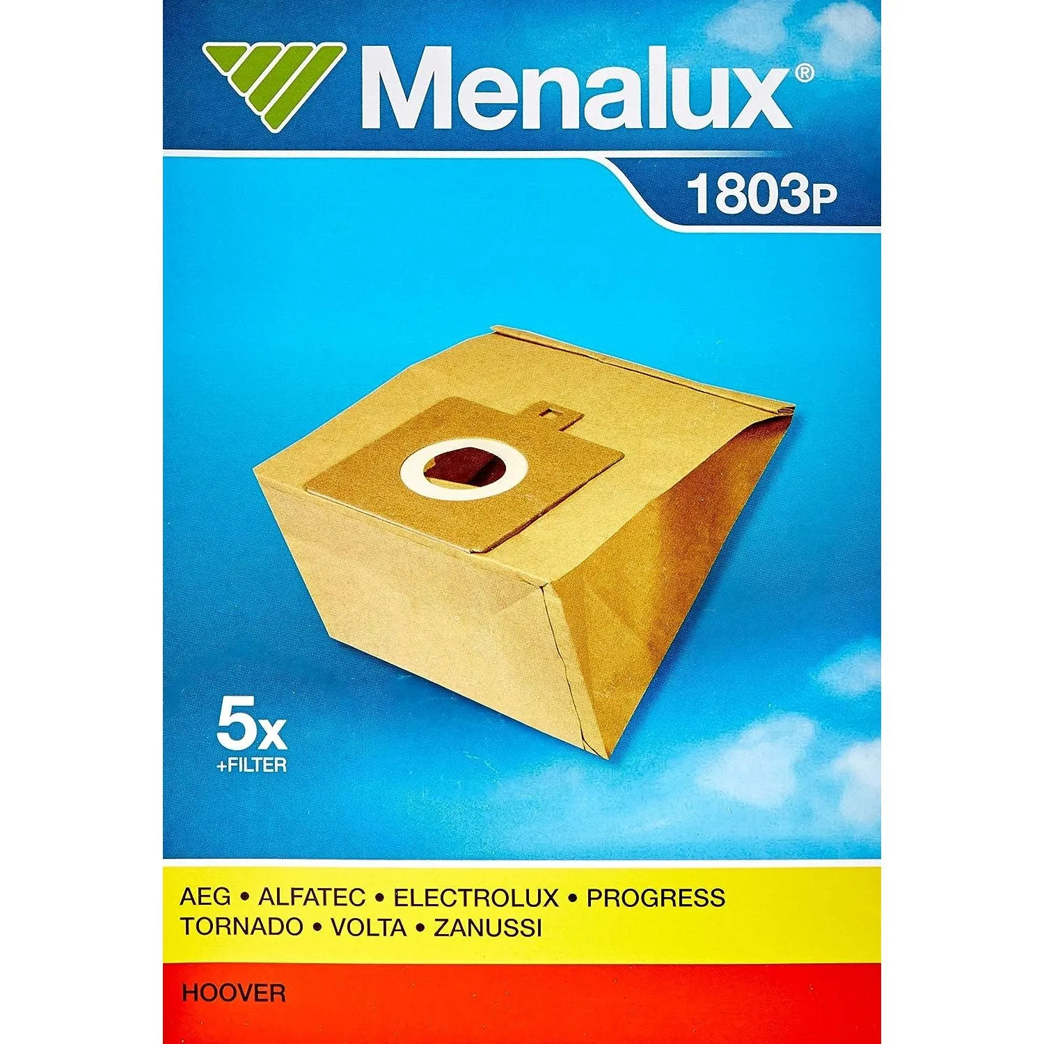 Menalux Paper Dust Bags - Pack of 5 | 1803P