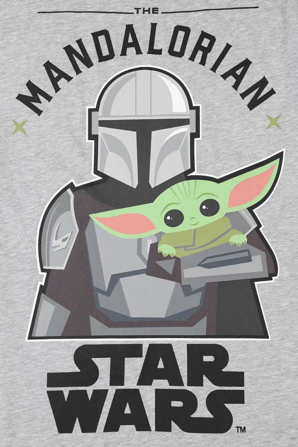 Men's Star Wars The Mandalorian Baby Yoda Child Cotton Short Pyjamas