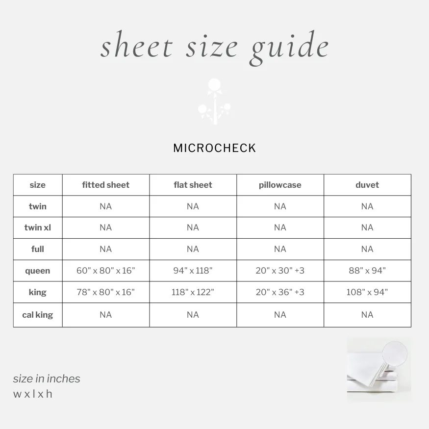 microcheck duvet cover