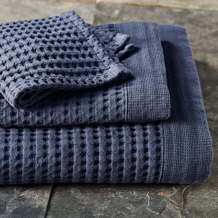 Midnight Blue Towel Set, Modern Style