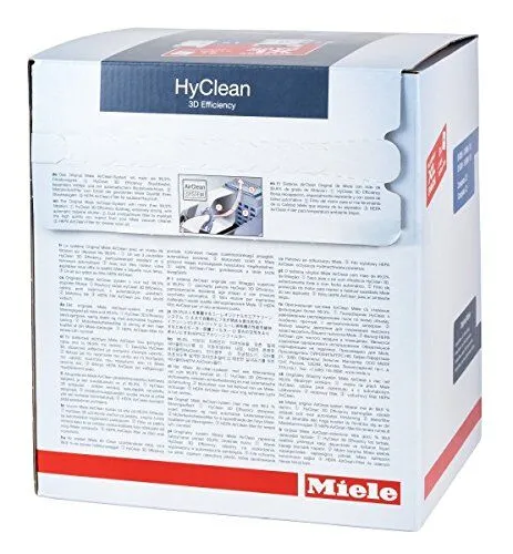 Miele Allergy XL Pack - 8x Airclean 3D GN Vacuum Bags  1 Hepa Filter SF-HA 50