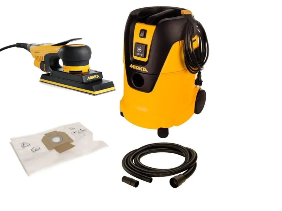 Mirka Dustless Deos 353CV  Sander And Vacuum Combos - 3 Options