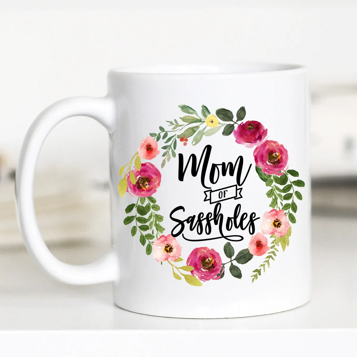 Mom of Sassholes Mug, CM