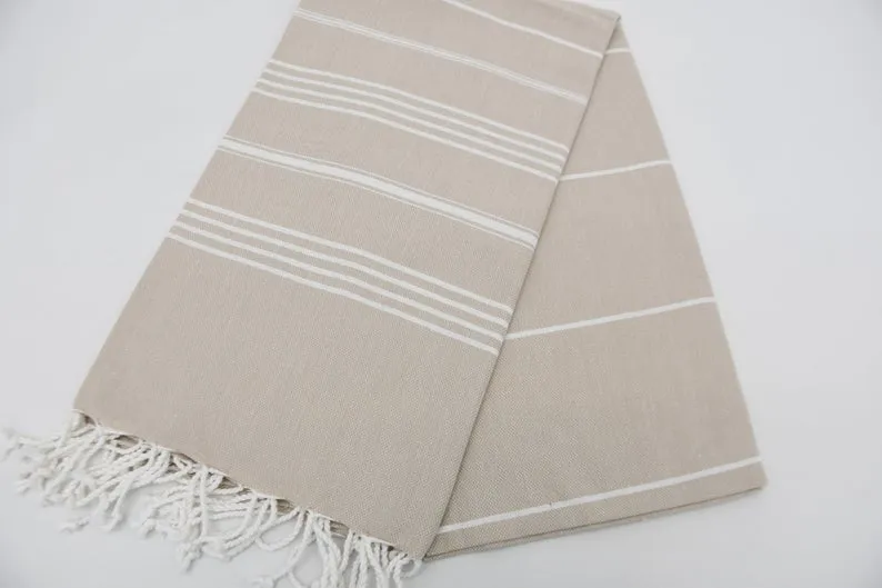 MONACO BEIGE TURKISH TOWEL