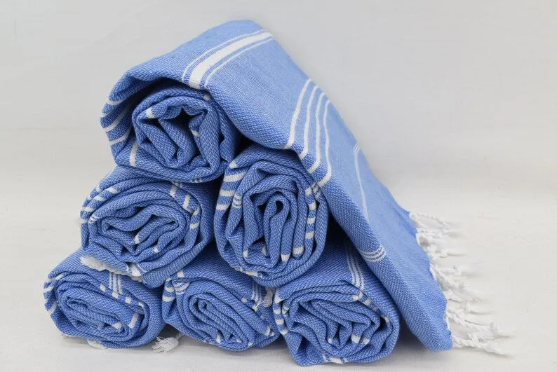 MONACO BLUE TURKISH TOWEL