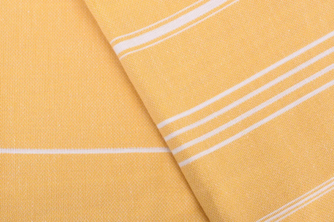 MONACO MUSTARD TURKISH TOWEL