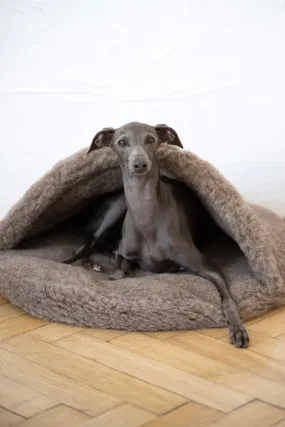 Natural Wool Pet Cave - Beige