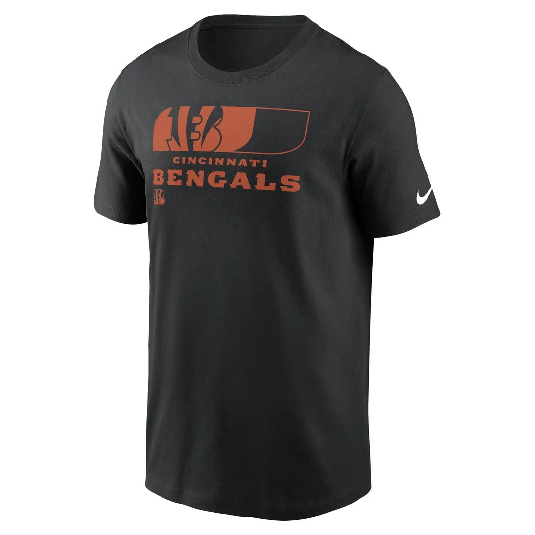 Nike Men's NFL Cincinnati Bengals Cotton Logo T-Shirt