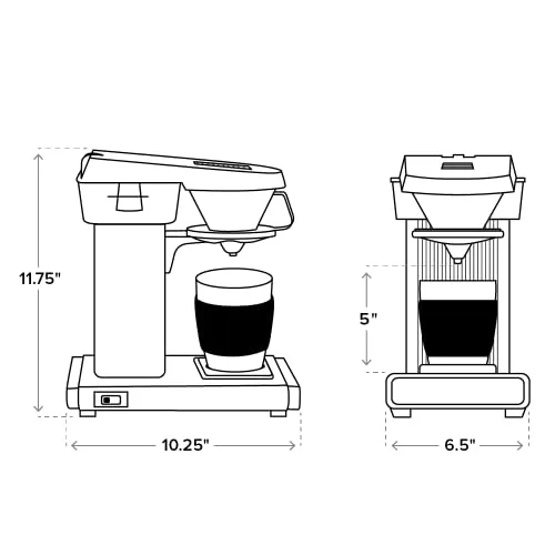 One-Cup Coffee Maker 10 Ounce