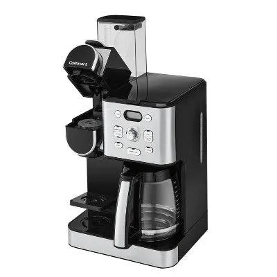 Open Box - Cuisinart 12 Cup Coffee Maker & Single-Serve Brewer Stainless Steel