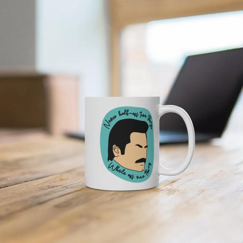 Parks And Recreation, Parks And Rec, Ron Swanson, Leslie Knope, Parks and Recreation Mug, Ron Swanson Mug, Ron Swanson Quote, Funny Mug