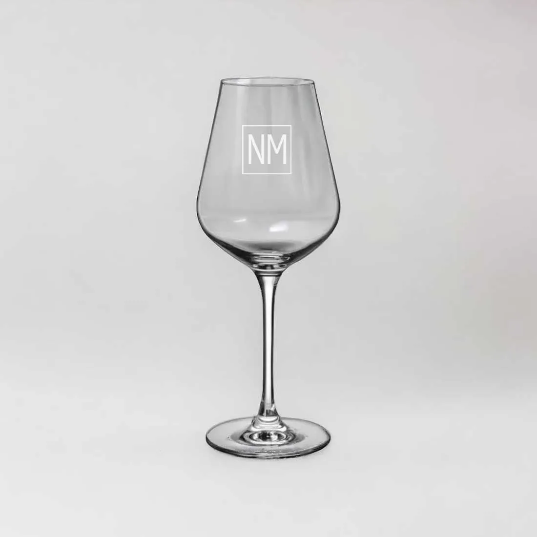 Personalised Wine Goblet Engraved with Initial - Premium Wine Glasses