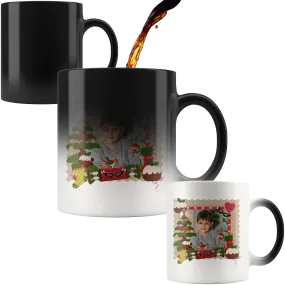 Personalized Christmas Photo Color Changing Mug