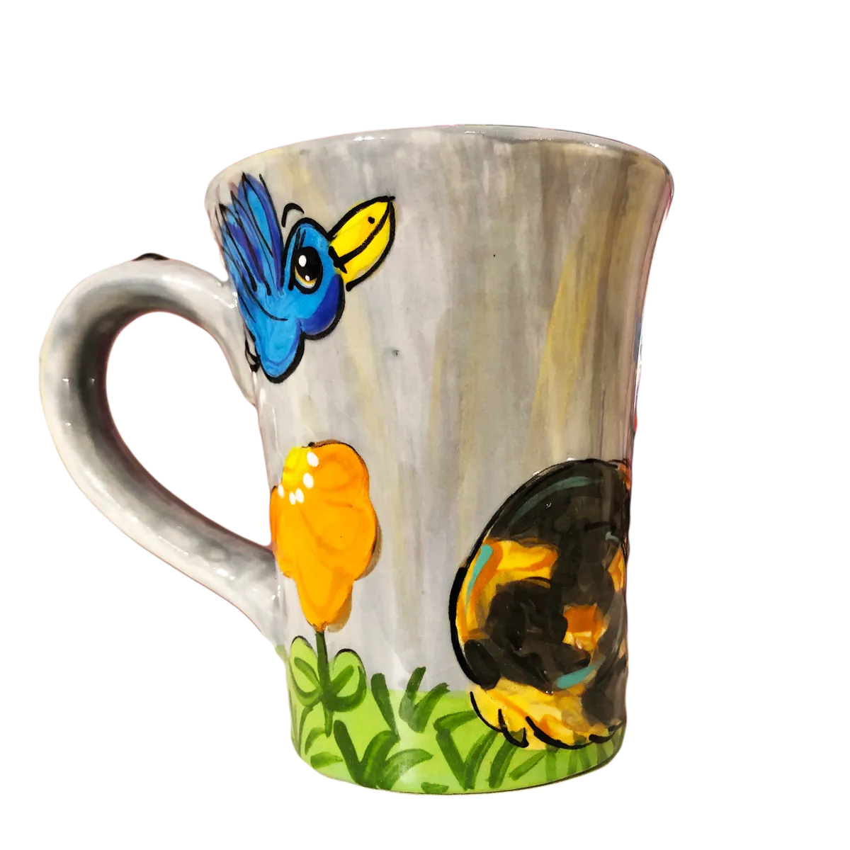 Personalized Garden Kitty Coffee Mug