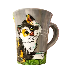 Personalized Garden Kitty Coffee Mug