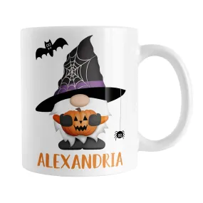 Personalized Halloween Gnome Mug