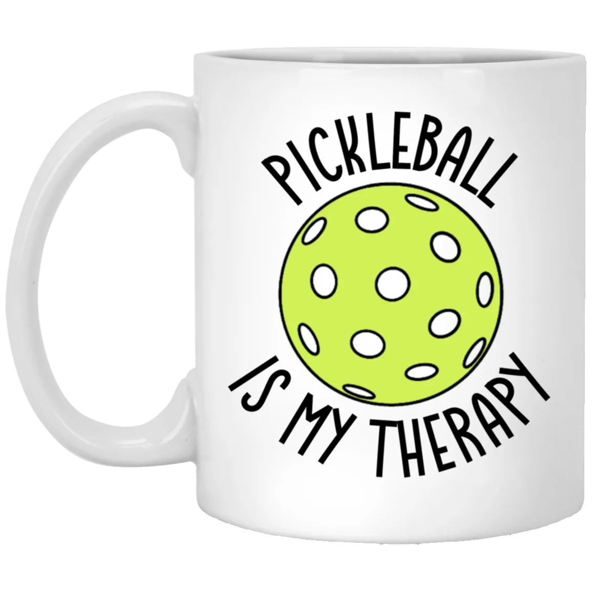 Pickleball Mug Pickleball Therapy Coffee Cup Pickleball Gift Sport Coach Pickleball Coffee Cup Pickleball Mom Pickle Baller