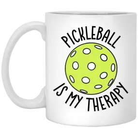 Pickleball Mug Pickleball Therapy Coffee Cup Pickleball Gift Sport Coach Pickleball Coffee Cup Pickleball Mom Pickle Baller