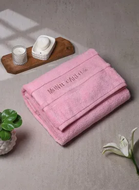 Pink Cotton 625 GSM Bath Towel