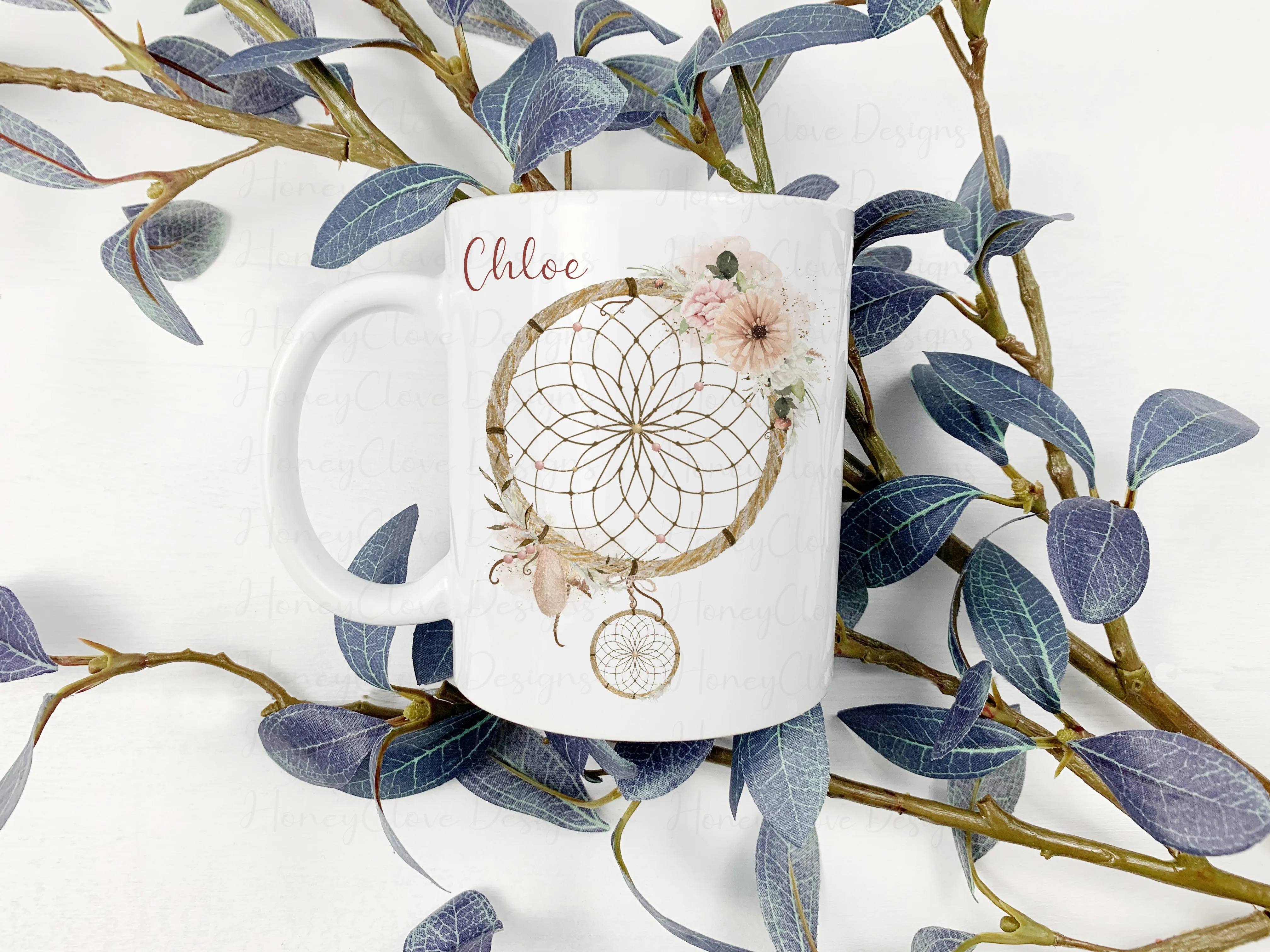 Pink Dreamcatcher Mug