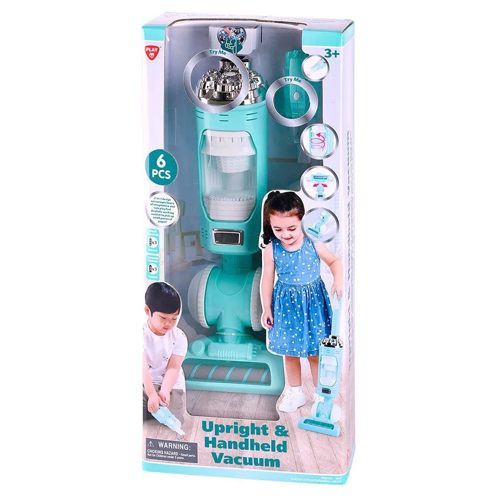 Play 2 in 1 Upright and Handheld Vacuum Blue