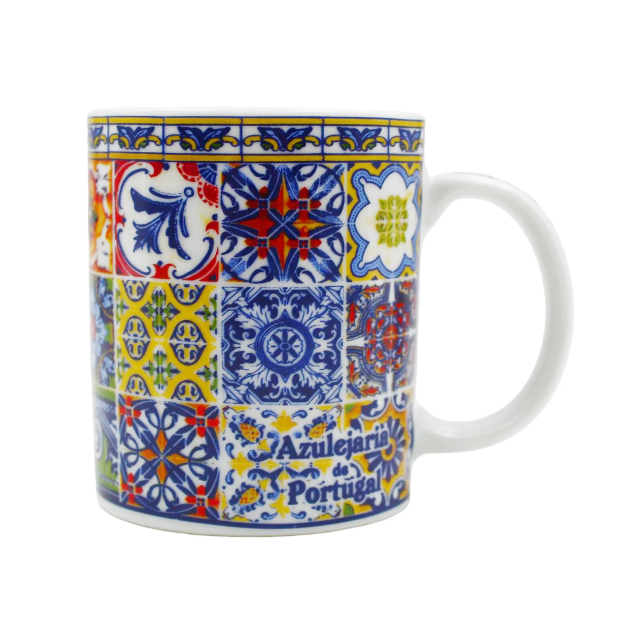 Portuguese Ceramic Tile Azulejo Coffee Mug Souvenir - Various Designs