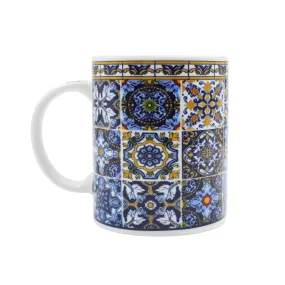 Portuguese Ceramic Tile Azulejo Coffee Mug Souvenir - Various Designs