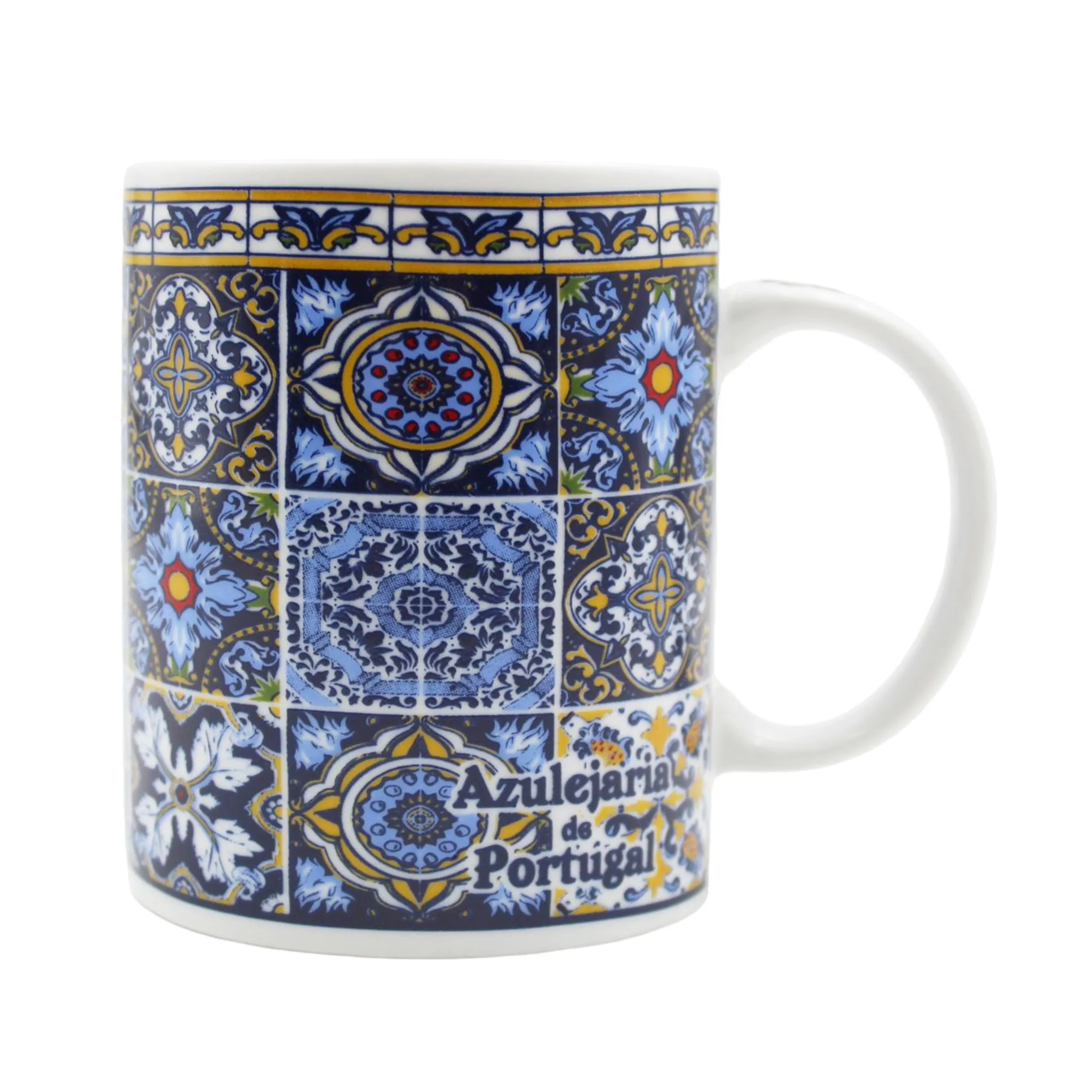 Portuguese Ceramic Tile Azulejo Coffee Mug Souvenir - Various Designs