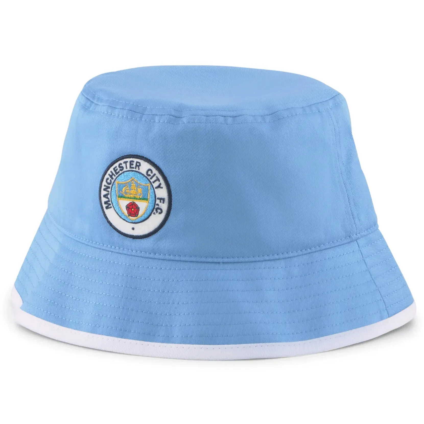 Puma Manchester City T7 Bucket Hat - Light Blue -White