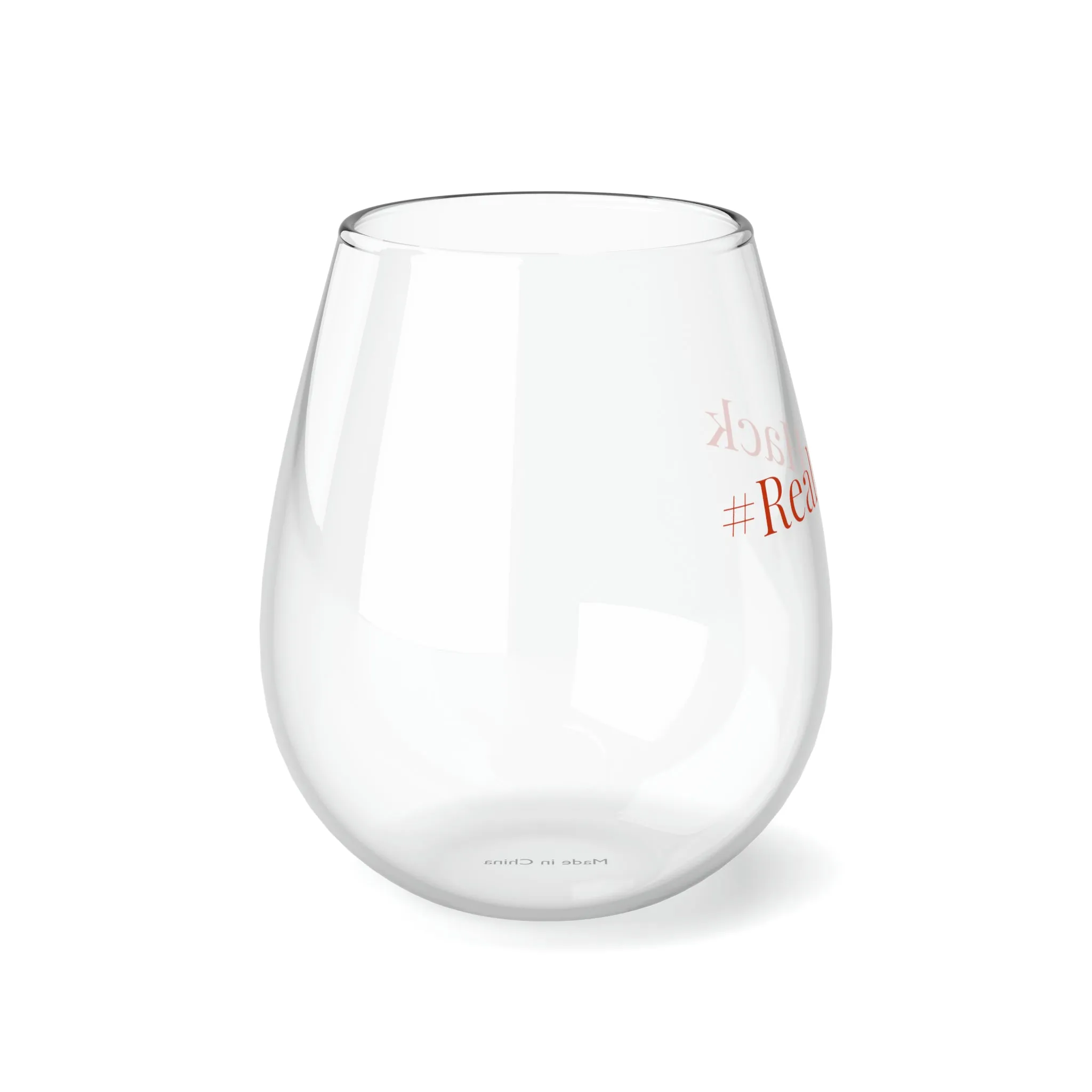 #RealtyHack Stemless Wine Glass, 11.75oz