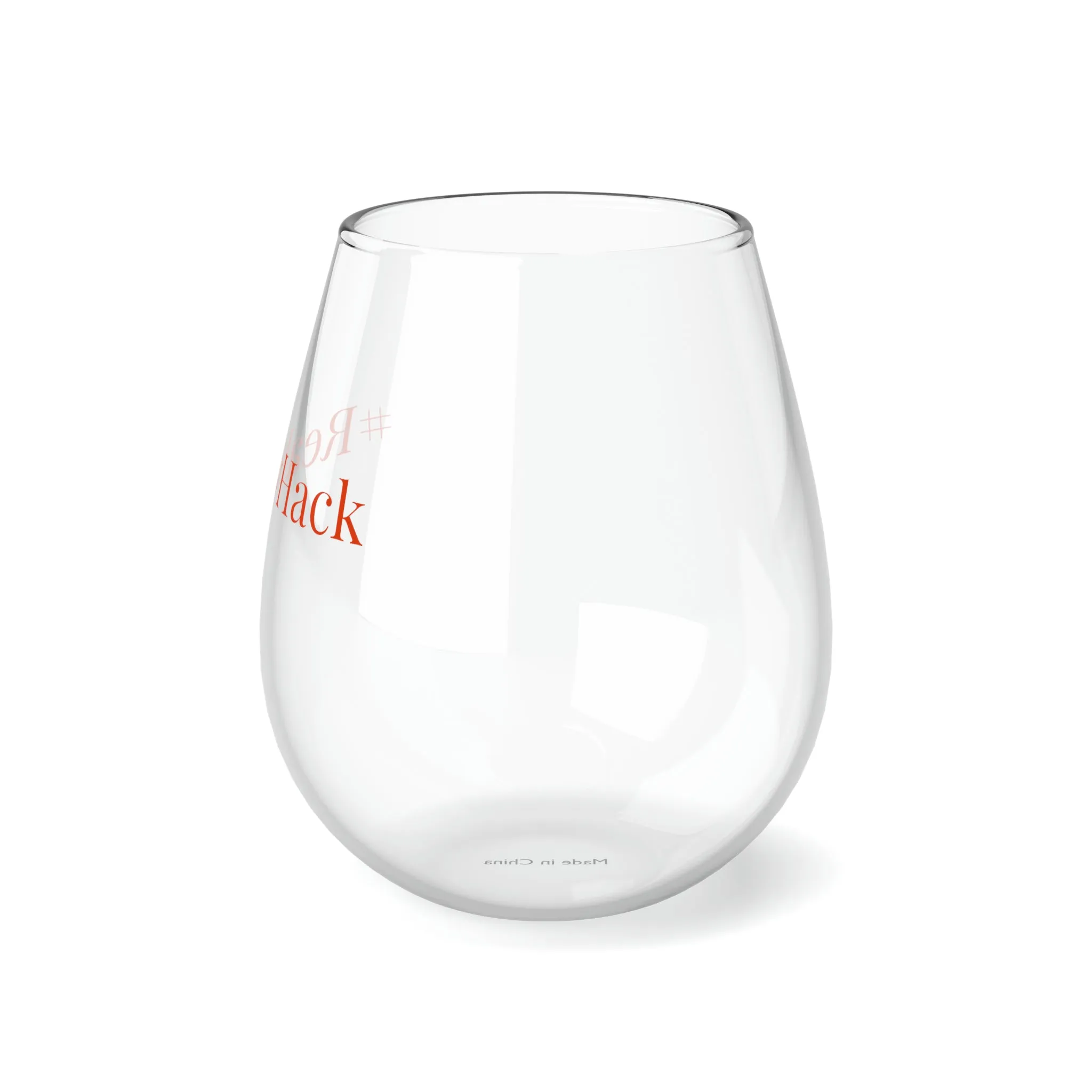 #RealtyHack Stemless Wine Glass, 11.75oz