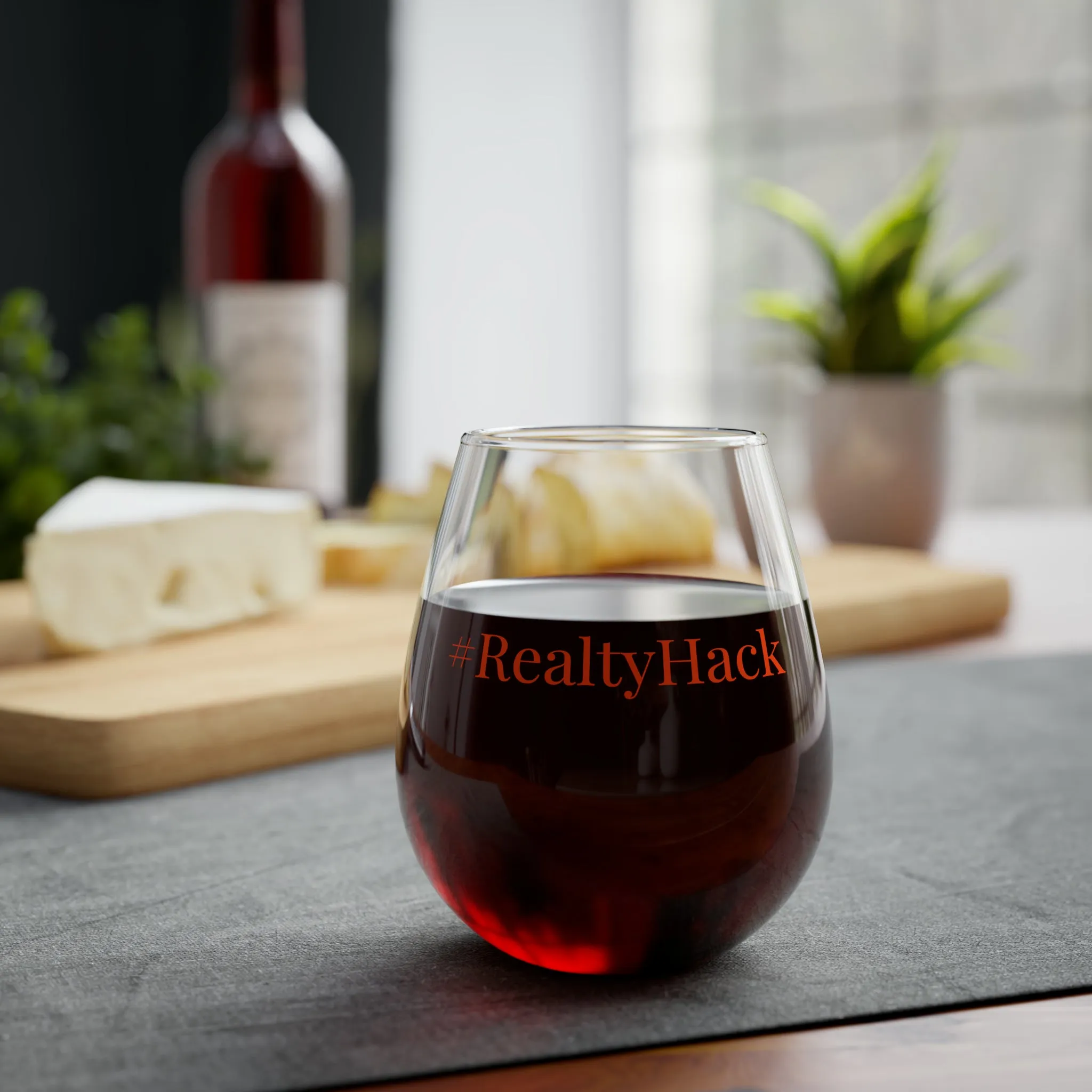 #RealtyHack Stemless Wine Glass, 11.75oz