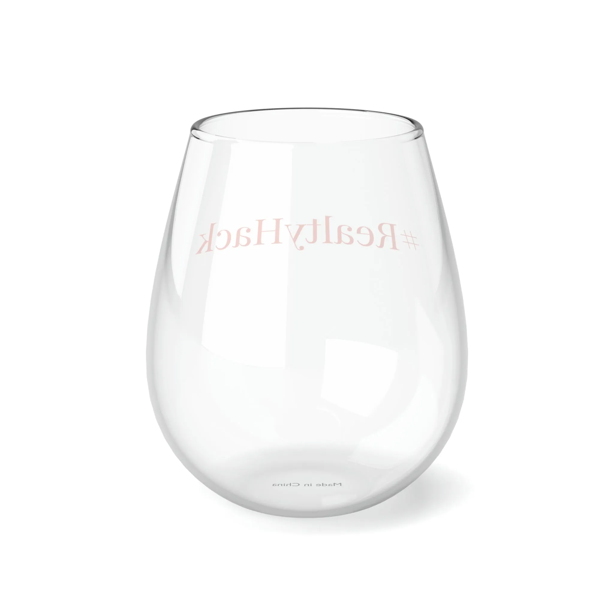 #RealtyHack Stemless Wine Glass, 11.75oz